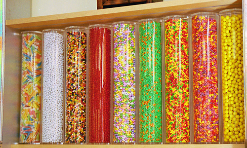 Tower Candy Bins